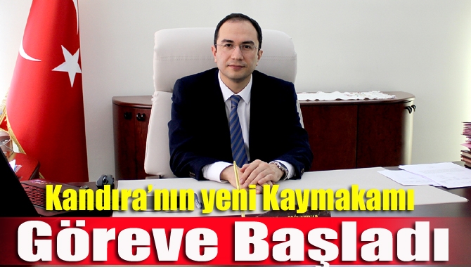 Ağrı Vali Yardımcısı iken Kandıra Kaymakamlığı’na atanan Mehmet Soğukpınar, göreve