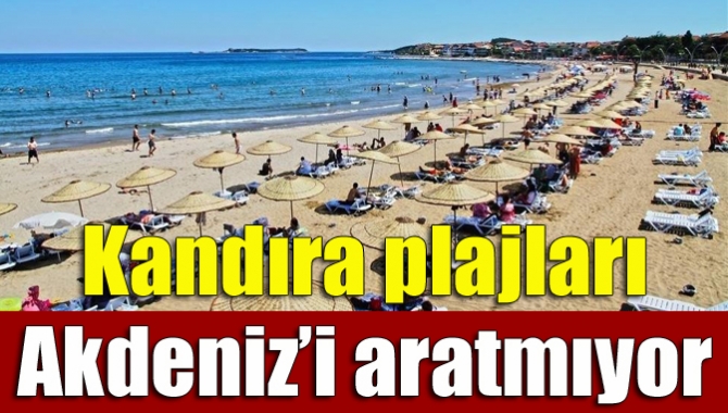 Akdeniz sahillerini aratmayacak güzellikteki Kocaeli’nin halk plajlarında Belde A.Ş. hizmet