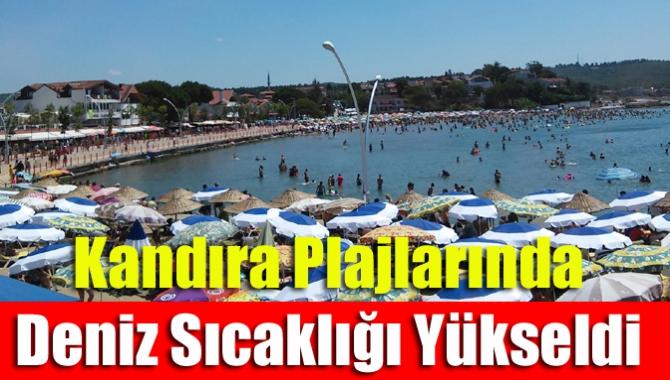 Kandıra plajlarında Kurban Bayramı itibariyle soğuk olan deniz suyu sıcaklığı