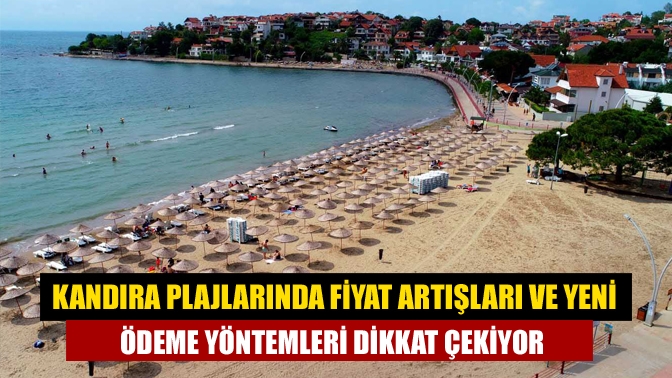 Kocaeli’nin Kandıra ilçesinde, yaz tatili için plajlarda ve kamp alanlarında