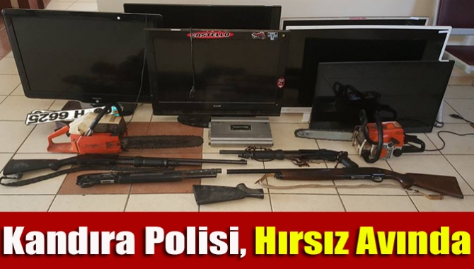 Kandıra İlçe Emniyet Müdürlüğü ekipleri son zamanlarda ilçede yaşanan hırsızlık