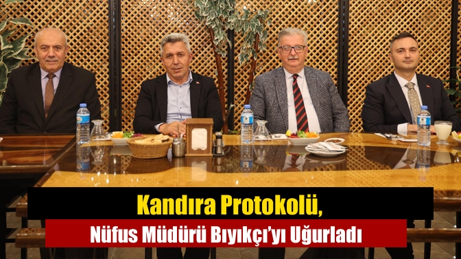20 yılı aşkın süredir Kandıra’ya hizmet veren Nüfus Müdürü Bıyıkçı,