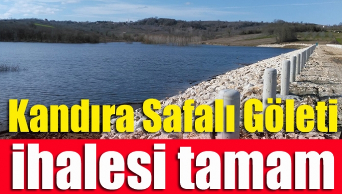 Devlet Su İşleri Genel Müdürlüğü Kandıra Safalı Göleti Sulama ihale