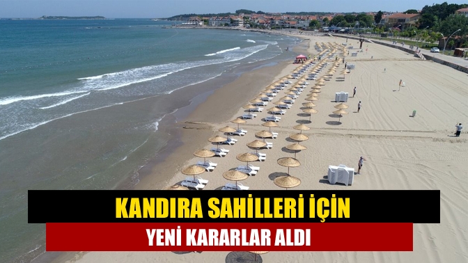 Kandıra sahillerini konu alan toplantıda 2021 yüzme sezonunda yapılacak çalışmalar
