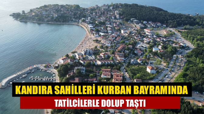 Kandıra’nın mavi bayraklı plajları, 2025 Kurban Bayramı’nda yoğun tatilci akınına