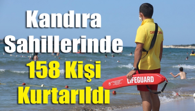 Kandıra sahillerinde görev yapan Kocaeli Büyükşehir Belediyesi KOSKEM ekipleri hafta