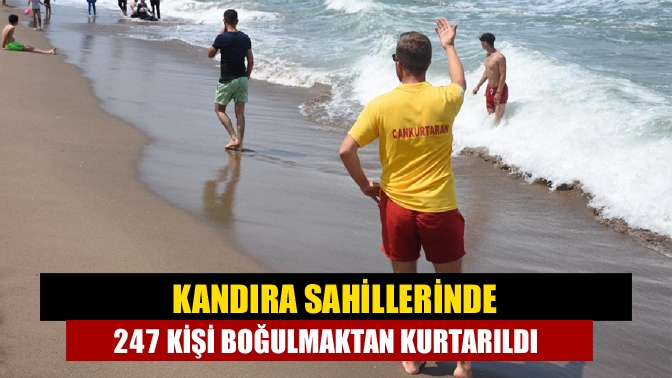 Kandıra sahillerinde serinlemek ve hoşça vakit geçirmek isterken akıntıya kapılan