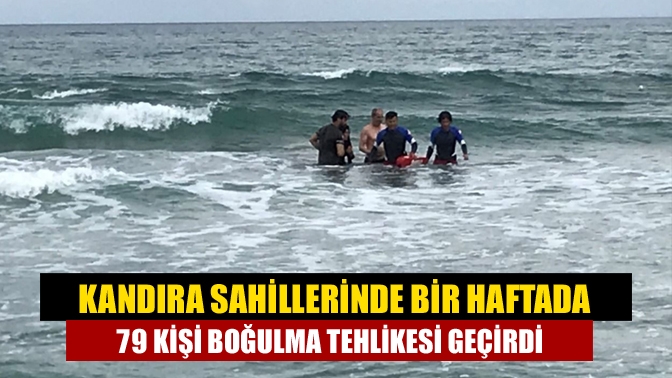 Kandıra  sahillerinde görev yapan Kocaeli Büyükşehir Belediyesi ekipleri, geçtiğimiz