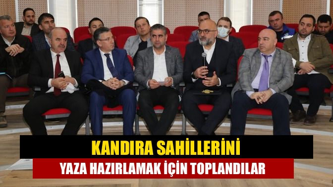 Kandıra sahillerini konu alan toplantıda 2022 yüzme sezonunda yapılacak çalışmalar