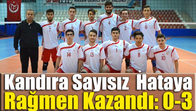 Genç erkekler voleybol liginde 3. Lig’deki temsilcimiz Yeni Kandıraspor’un alt