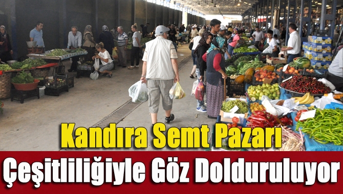 Turizm ve tarım özellikleriyle öne çıkan Kandıra, her Çarşamba kurulan