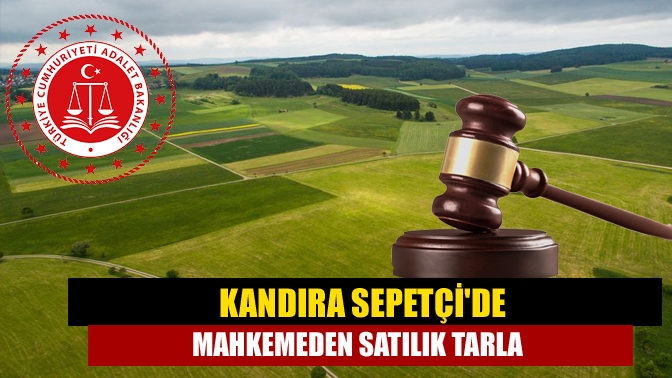 Kandıra Sepetçi Mahallesi'nde 2592 m² tarla mahkemeden satılıyor.