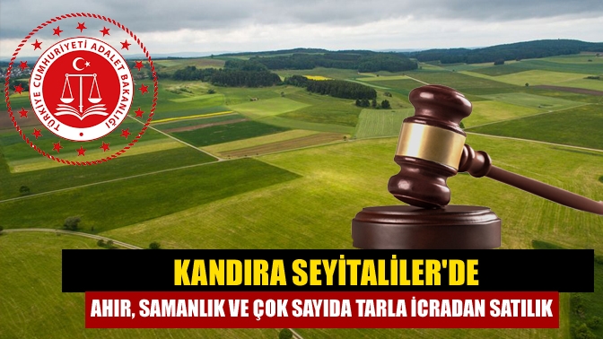 Kandıra İcra Dairesi Müdürlüğü tarafından Kandıra Seyitaliler Mahallesi Taşyığınları mevkiindeki