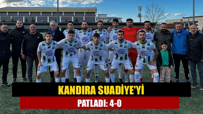 Kandıra Gençlerbirliği Suadiye deplasmanında 3 puanı 4 golle almayı başardı.