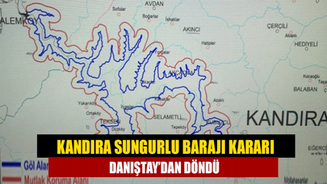 İstanbul’un su ihtiyacını karşılamak amacıyla Kandıra’da gerçekleştirilmesi planlanan Sungurlu Barajı