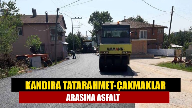 Büyükşehir’in Kandıra ilçesindeki asfaltlama çalışmaları kapsamında, altı güzergâhta üstyapı çalışmaları