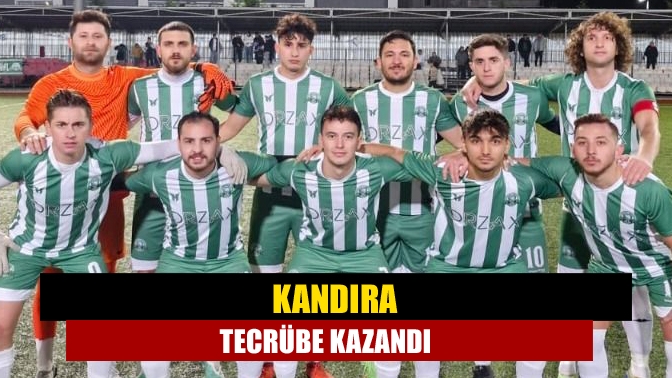 Bu sezon Süper Amatör Lig'e yükselen Kandıra Gençlerbirliği, ligde kalmayı
