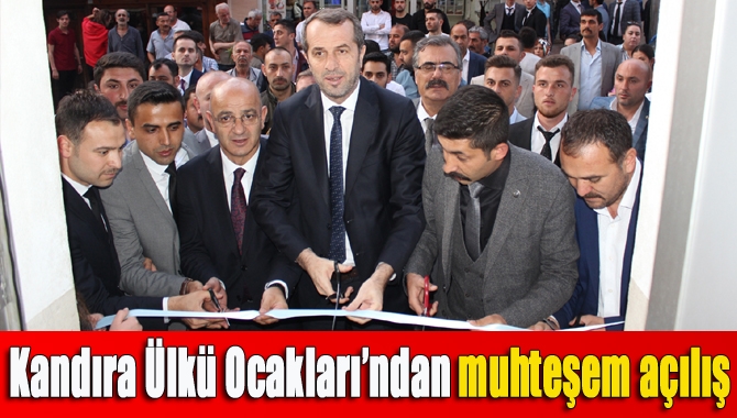 11 yıl aradan sonra yeniden faaliyete başlayan Kandıra Ülkü Ocakları,