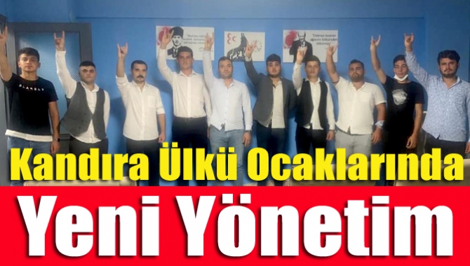 Kandıra Ülkü Ocakları Başkanı Abdulkadir Özdemir, yeni yönetimini oluşturdu.