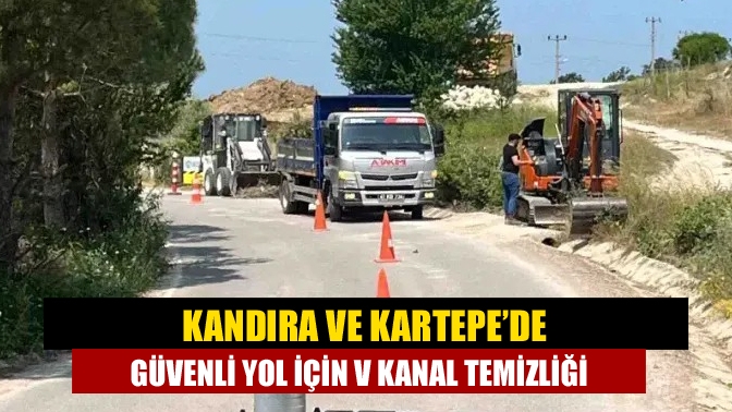 Kocaeli Büyükşehir Belediyesi, Kandıra ve Kartepe'deki kırsal mahallelerde yol kenarındaki
