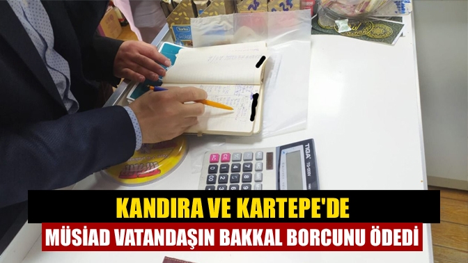 Gelenekleri sürdüren MÜSİAD Kocaeli Şubesi, Kandıra ve Kartepe’de mahalle bakkallarına