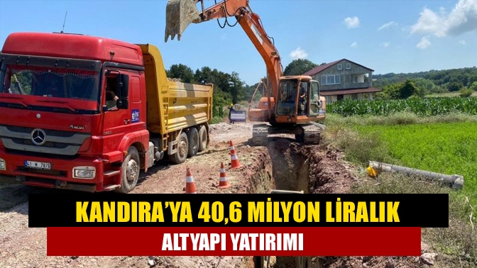 İSU tarafından 2021 yılında Kandıra’da 62 kilometre altyapı ve 40,6