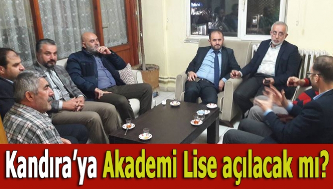 Kandıra ARGEM Başkanı Hüseyin Bayrak, ilçede Akademi Lisesi kurulması için