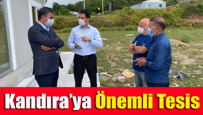 Sualtı sporları için Kandıra'da yapımı devam eden spor tesisleri aynı