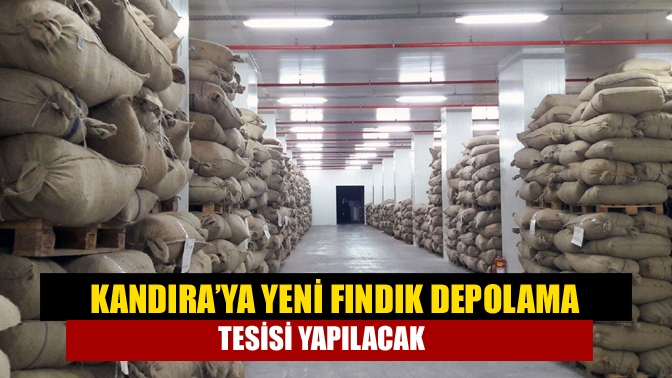Kocaeli Büyükşehir Belediyesi, Kandıra ilçesinde 2.400 metrekarelik Fındık Depolama Tesisi