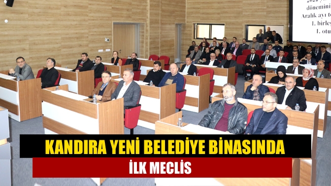 Kandıra Belediyesi’nde 2022 yılının son meclis toplantısı kısa süre önce