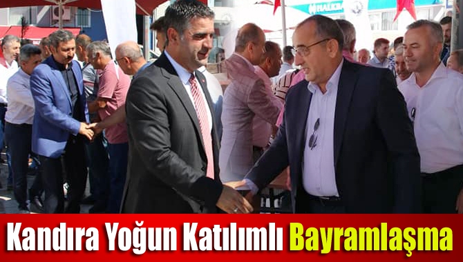 Kandıra Kaymakamlığı ve Kandıra Belediyesi’nin ortaklaşa düzenlediği bayramlaşma programı, ilçede