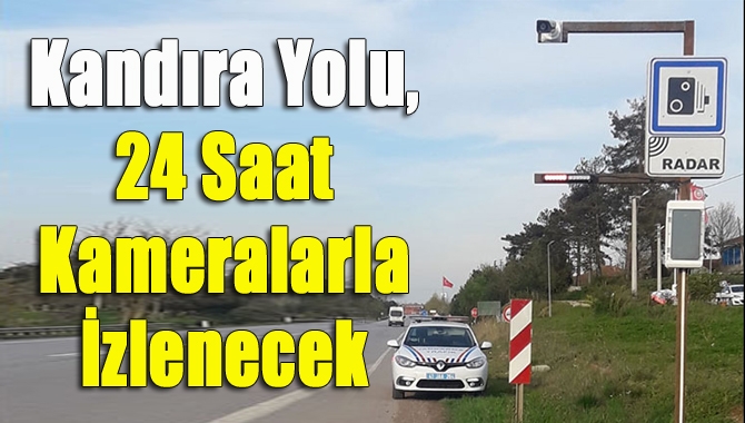 Kazalarla gündeme gelen İzmit-Kandıra yolunda Kocaeli İl Jandarma Komutanlığı tarafından