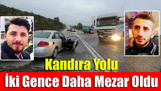 Kandıra yolunda kamyon ile otomobilin çarpışması sonucu meydana gelen trafik