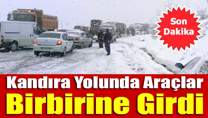 İlimizde sabah saatlerinde yağmur şeklinde başlayan sağanak yağış yerini kar