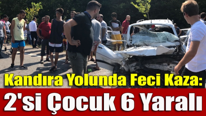 Kandıra yolu yine kana bulandı. Meydana gelen kazada kimi araçlar