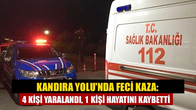 İzmit-Kandıra Yolu Çayırköy mevkiinde meydana gelen kazada motosiklet sürücüsü Doğukan