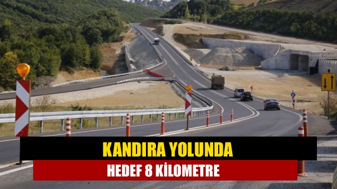 Kandıra yolunda çalışmalar yaz aylarının başlaması ile birlikte hızlandı. 10