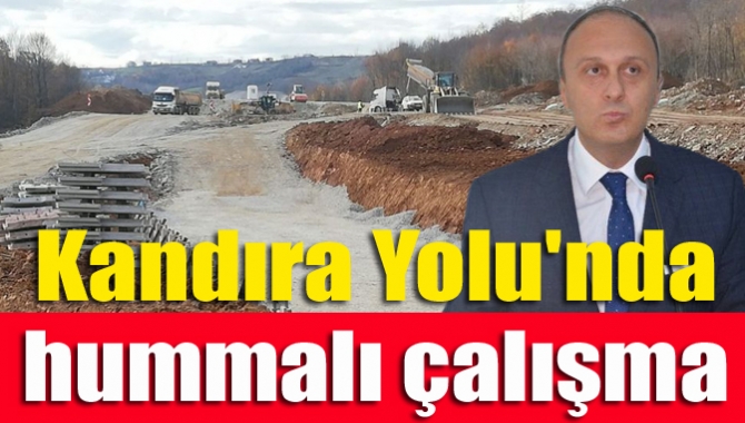 Karayolları İstanbul 1. Şube Müdürlüğü tarafından yapımına başlanan İzmit-Kandıra arasında