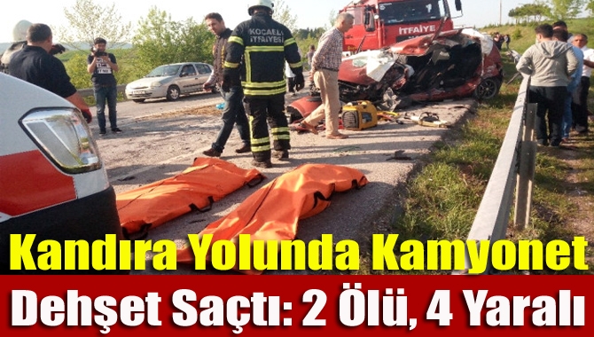 İzmit-Kandıra yolunda meydana gelen ve 3 aracın karıştığı trafik kazasında