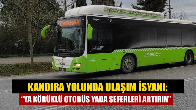 Kandıra İzmit arasındaki ulaşım konusunda şikayetler son günlerde iyice arttı.