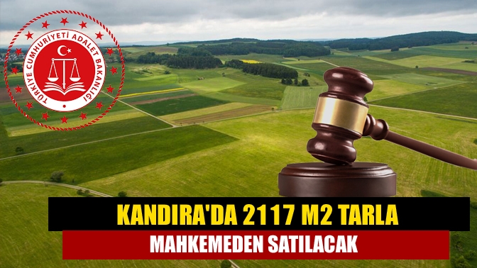 Kandıra, Erikli Mahallesinde bulunan 2.117 m2 tarla mahkemeden satılacak.