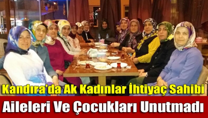 Ak Parti Kandıra Kadın Kolları ramazanın son günlerinde ihtiyaç sahibi