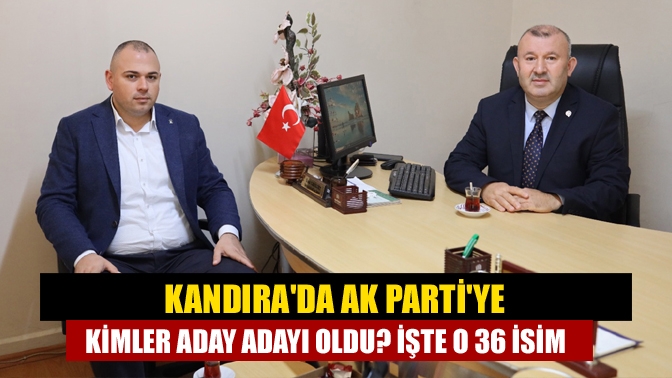 AK Parti Kandıra'da 31 Mart 2024 yerel seçimleri öncesinde belediye