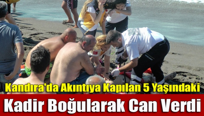 Kandıra Cebeci'de akıntıya kapılan biri 5 biri 6 yaşında iki