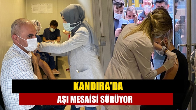 Kandıra İlçe Sağlık Müdürlüğü, Kovid-19 aşısının hastane ve aile hekimliklerinde