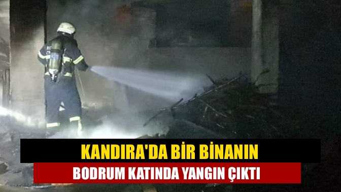Kandıra Ferizli Mahallesi'nde  2 katlı bir binanın bodrum katında