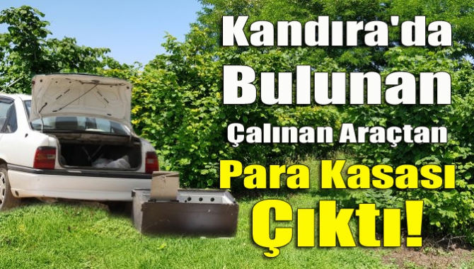 Kandıra Akçabeyli'de terk edilmiş araç ihbarı üzerine olay yerine gelen