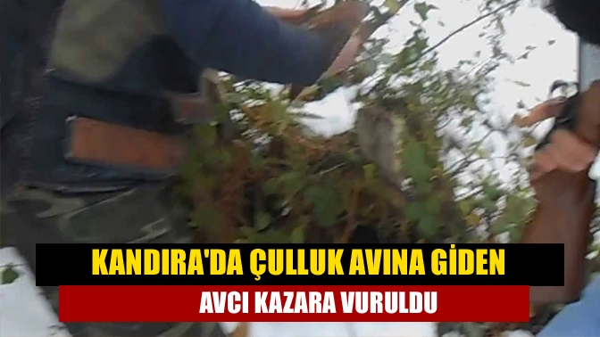 Kandıra'da Çalköy Mahallesi'nde çulluk avına çıkan Ufuk E, vücuduna isabet