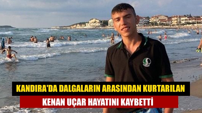 Tatil için gittiği Kandıra'da denize giren ve boğulma tehlikesi geçiren
