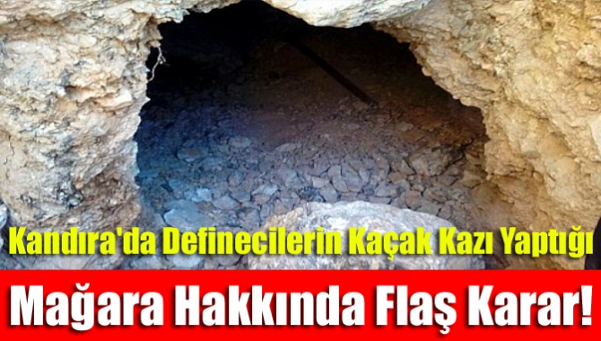 Kandıra'da definecilerin kaçak kazı yaptığı, antik tapınma alanı olarak kullanılan